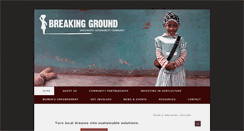 Desktop Screenshot of breaking-ground.org